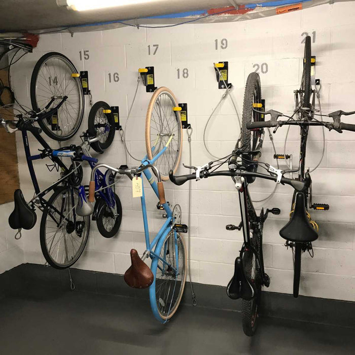 Bicycle Wall Rider Rack for Office Bike Rooms