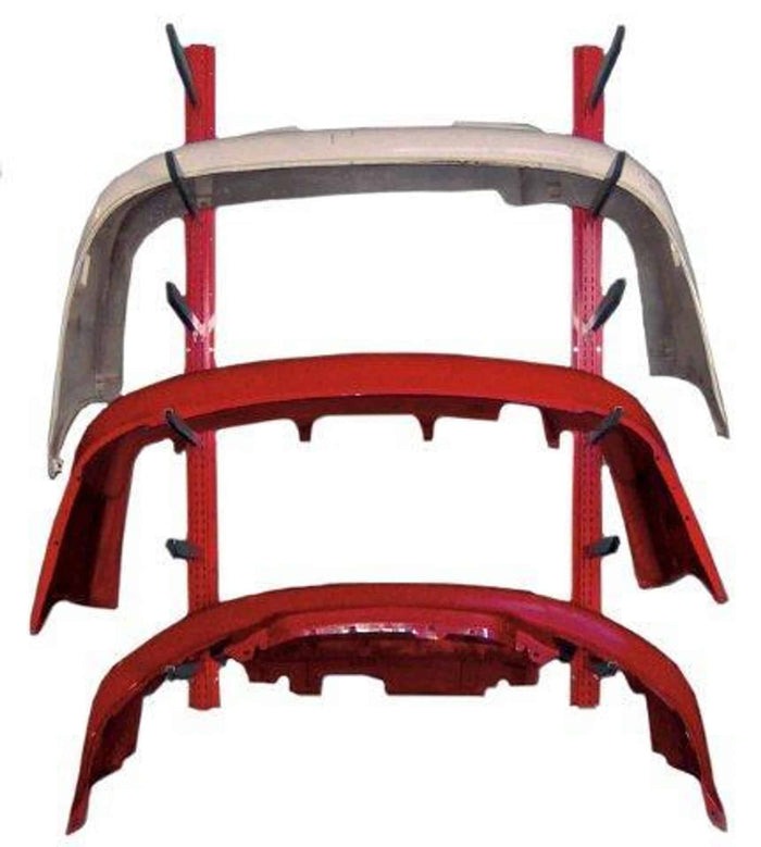 Wall-Mounted Bumper Cover Rack 42" x 23" x 72"