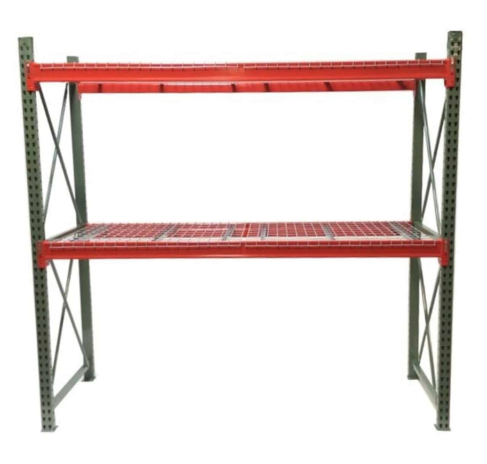 Pallet Rack Bay with Wire Decking for GMA Pallets