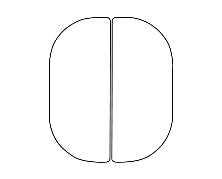 Oval Folding Tables, Fold-N-Roll Series for Classrooms and Cafeterias