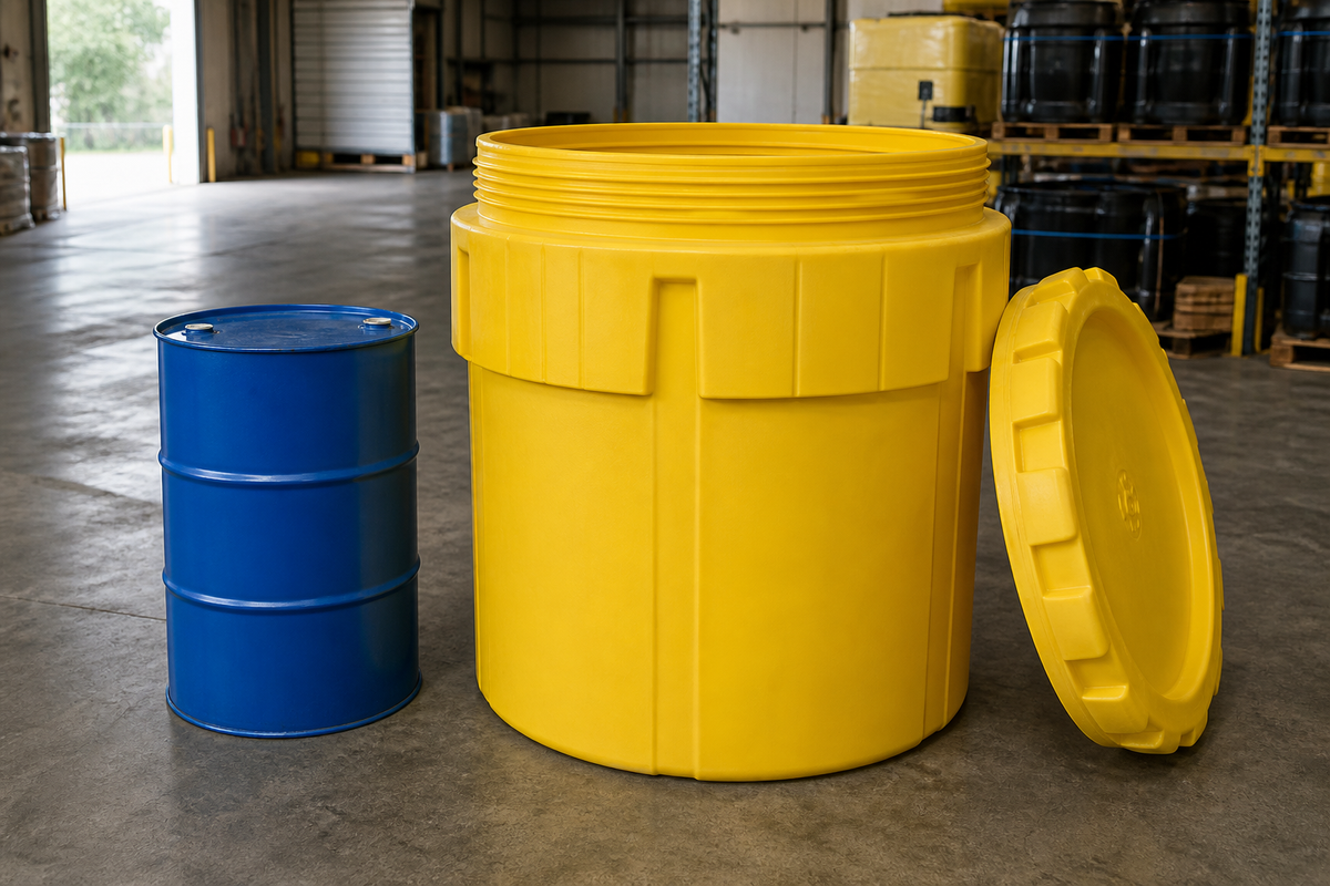 Overpack Containers for 55-Gallon Drum Containment