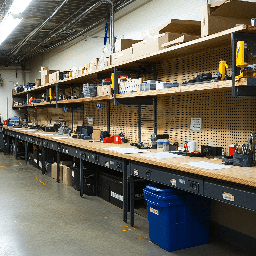 Industrial workbenches