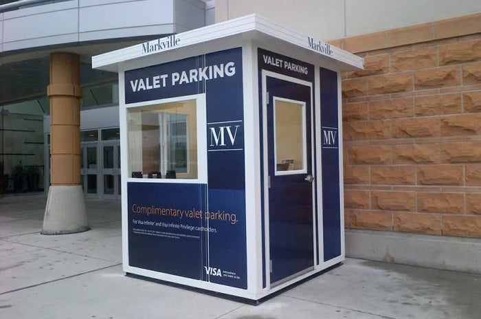 Prefab Valet Booths for Hotels and Event Venues