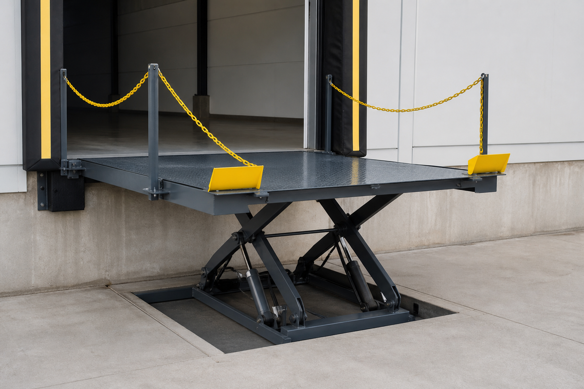 Hydraulic Dock Lift for Grade-Level Docks