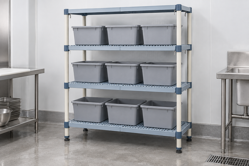 Industrial Plastic Shelving