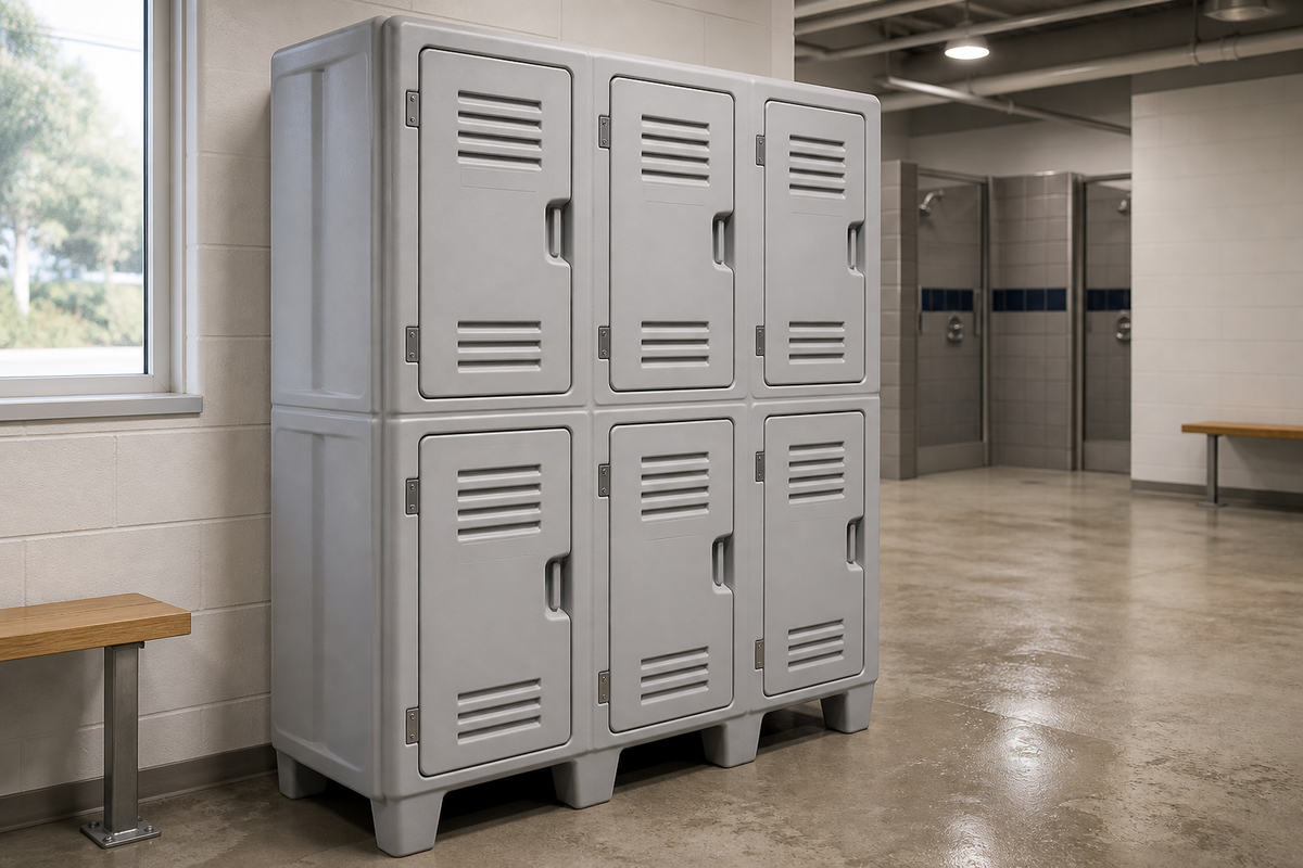 Aquamax Solid Plastic Lockers