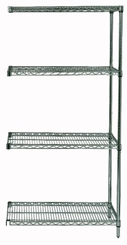 Green Epoxy Wire Shelving Add-On Unit