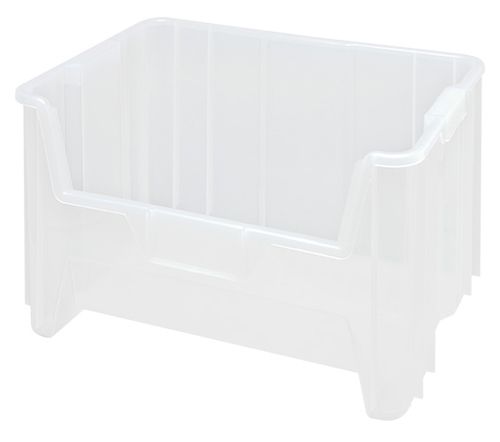 Clear Large Stack Container with Hopper Front