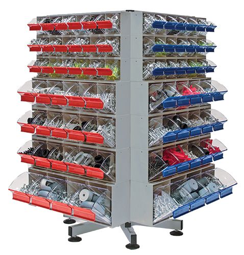 Clear Tip Out Bin Small Cabinet