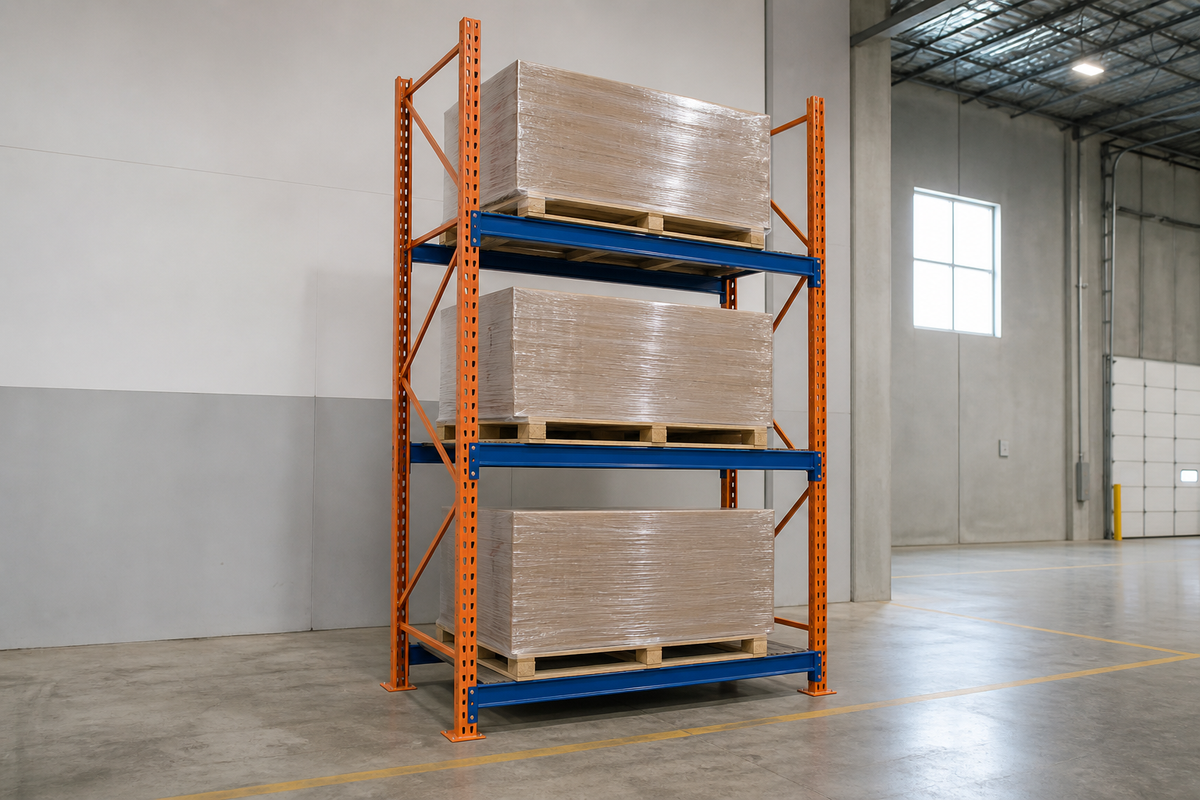 Heavy-Duty Industrial Pallet Rack