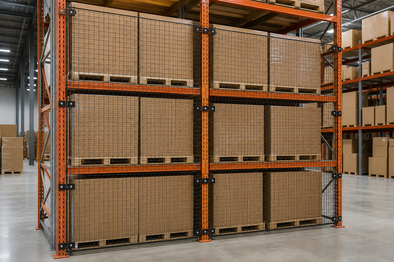 RackBack Pallet Rack Backing Safety Panels