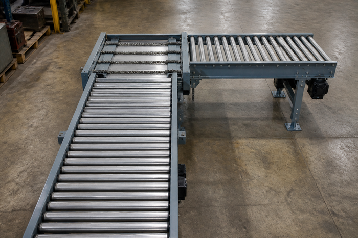 Conveyor Transfers for Right-Angle Product Handoffs