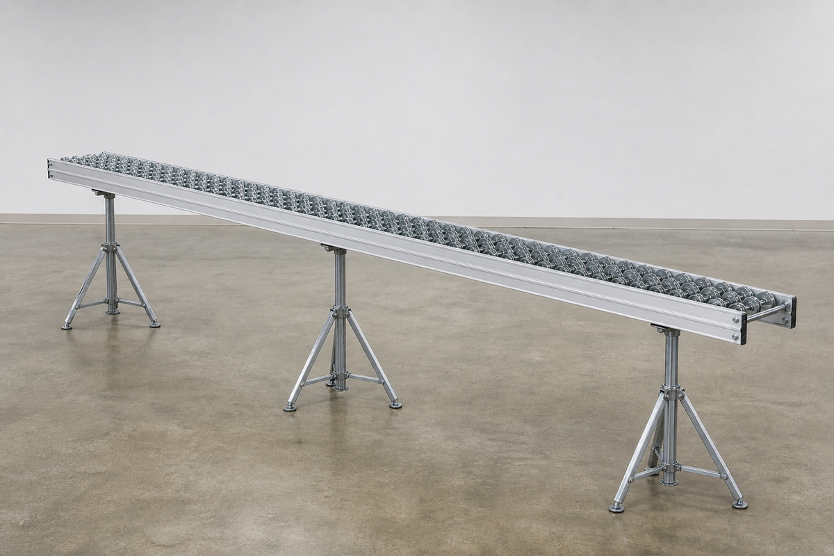 Straight Gravity Skatewheel Conveyor