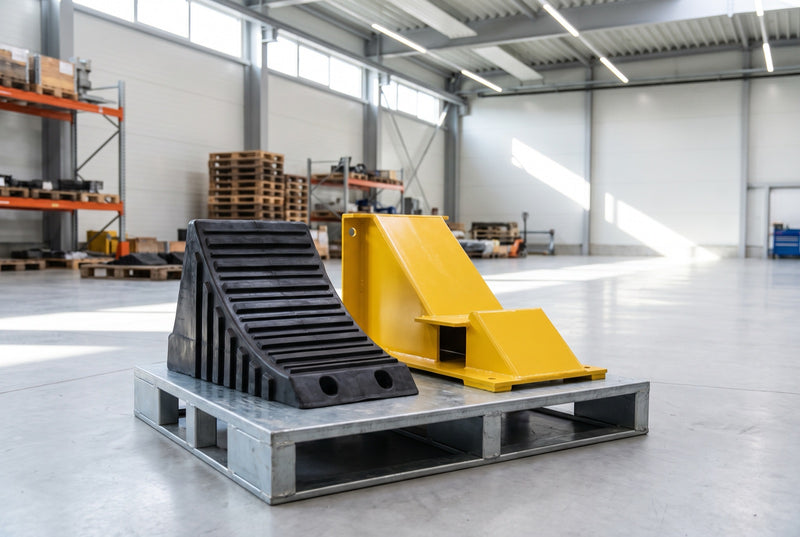 Chocks Prevent Rollaway, Bumps Control Speed