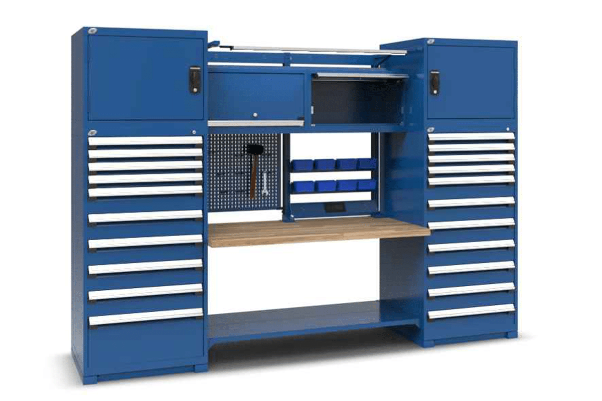 Blue cabinet for your garage