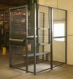 Small wire partitions & security cages storage